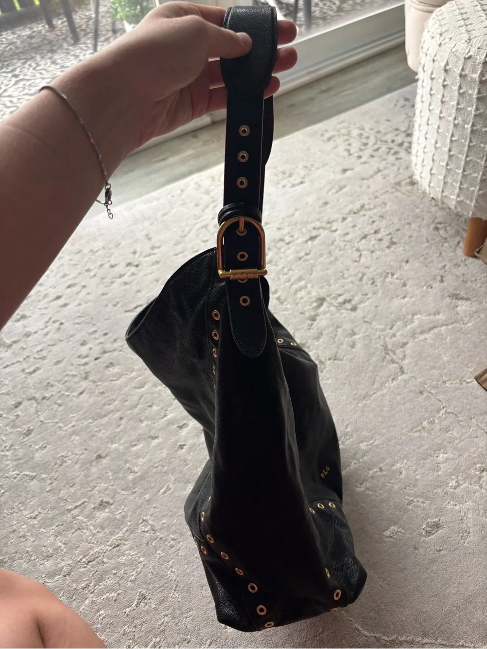 Vintage Ralph Lauren Morley Hobo Bag